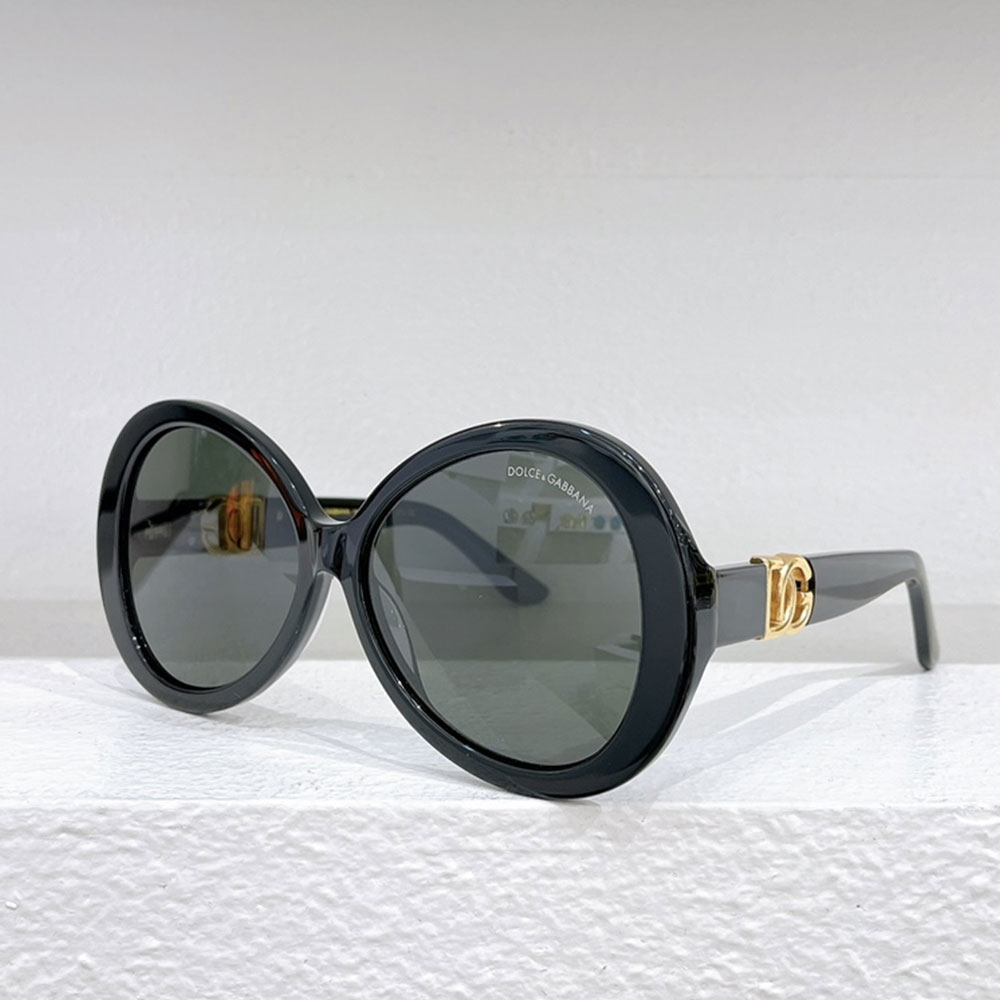 DOLCE & GABBAN DG Mirror leg Hollowed out Logo Sunglasses Top quality - Image 1