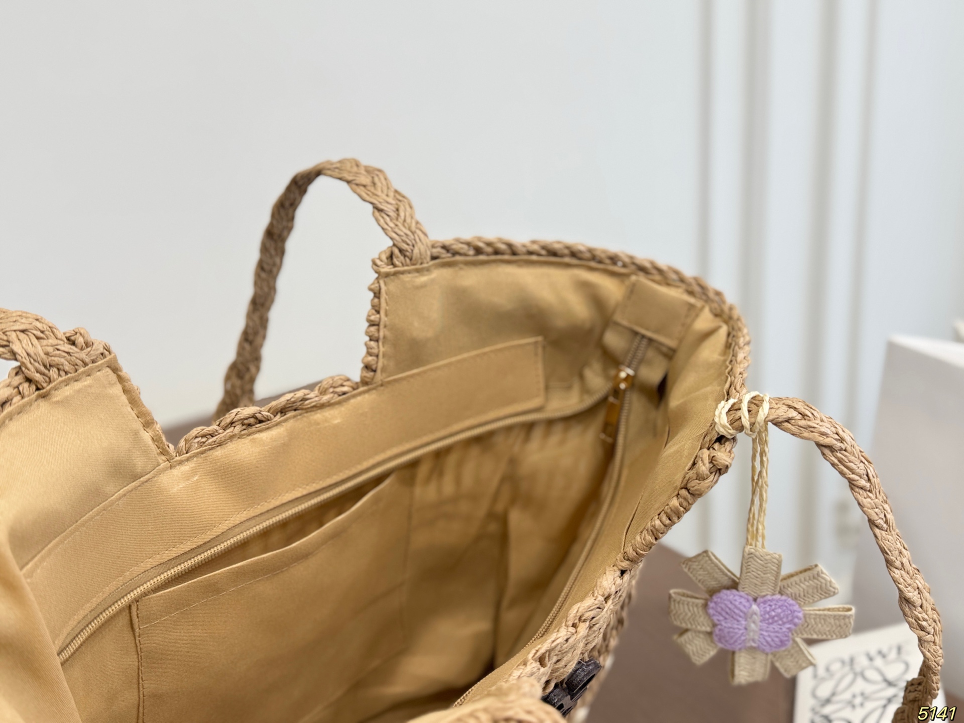 Loewe New Straw Tote Bag - Image 9