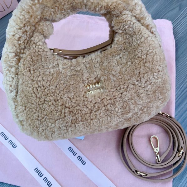 Miu Miu Wander Shearling Handbag,