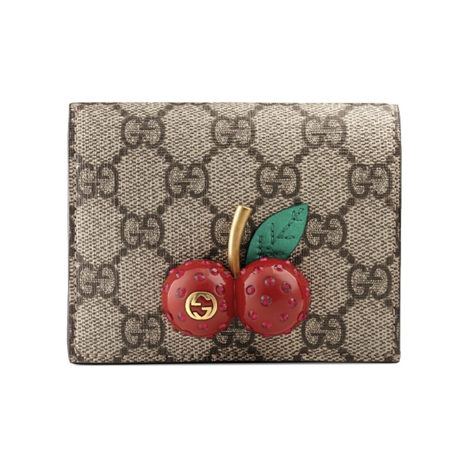 Gucci Cherry Chain Bag& Cherry Wallet - Image 3
