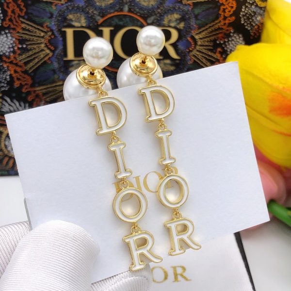 Dior 21 Autumn Earrings Gold For Women Jewelry