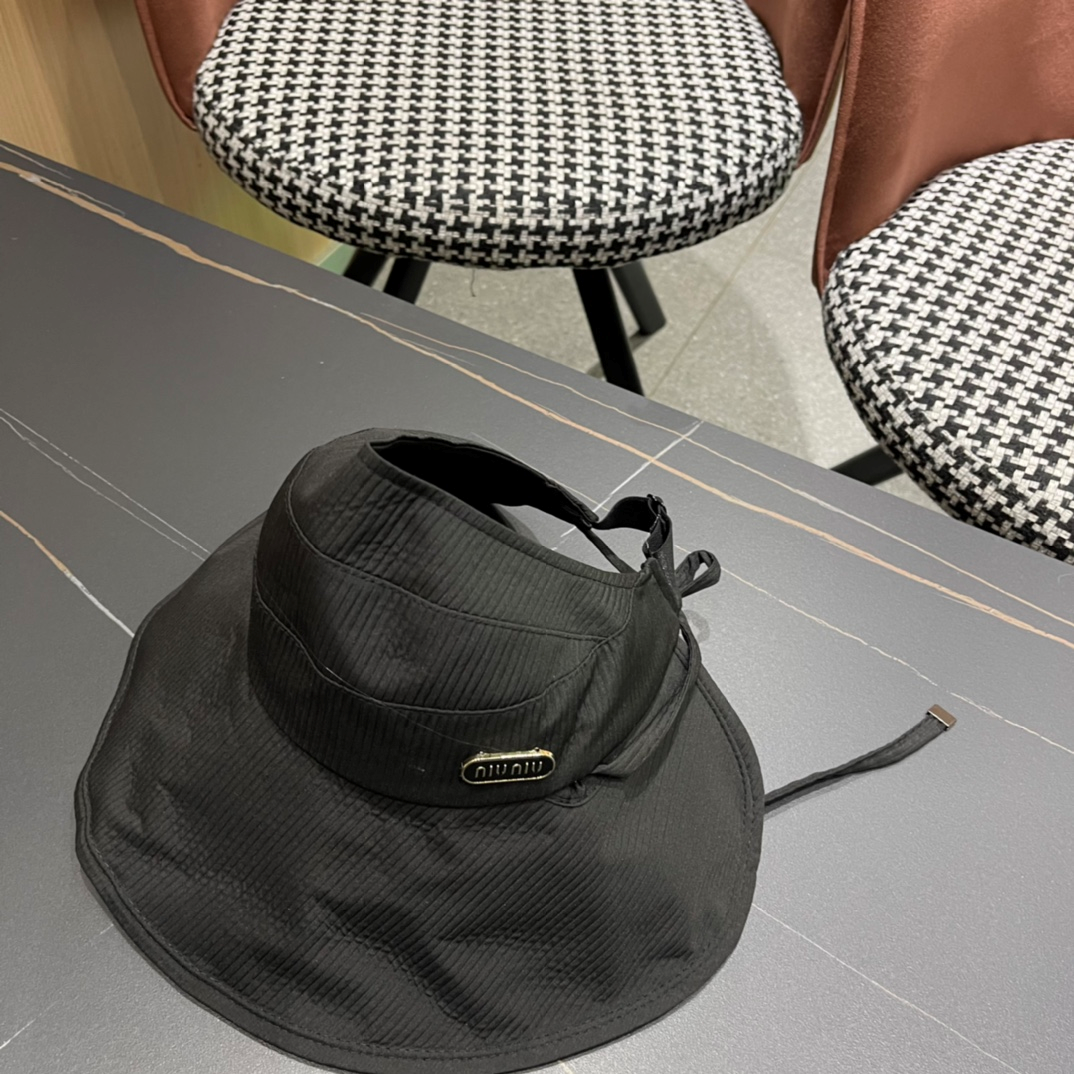 Miu Miu Japanese Casual UV Protection Empty Top Hat  Sunhat - Image 3