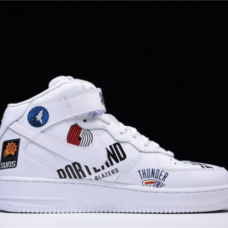 Supreme X Nike Air Force 1 Mid NBA Teams White Aq8017-100 - Image 14