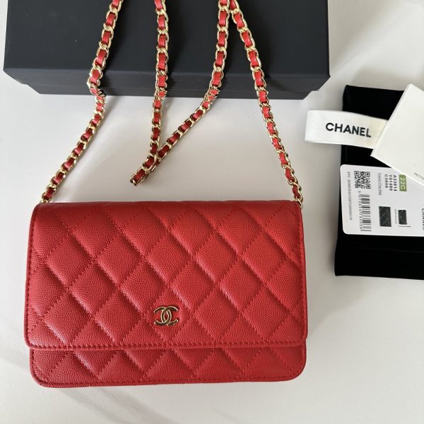 Chanel Classic Wallet on Chain Quilted Caviar