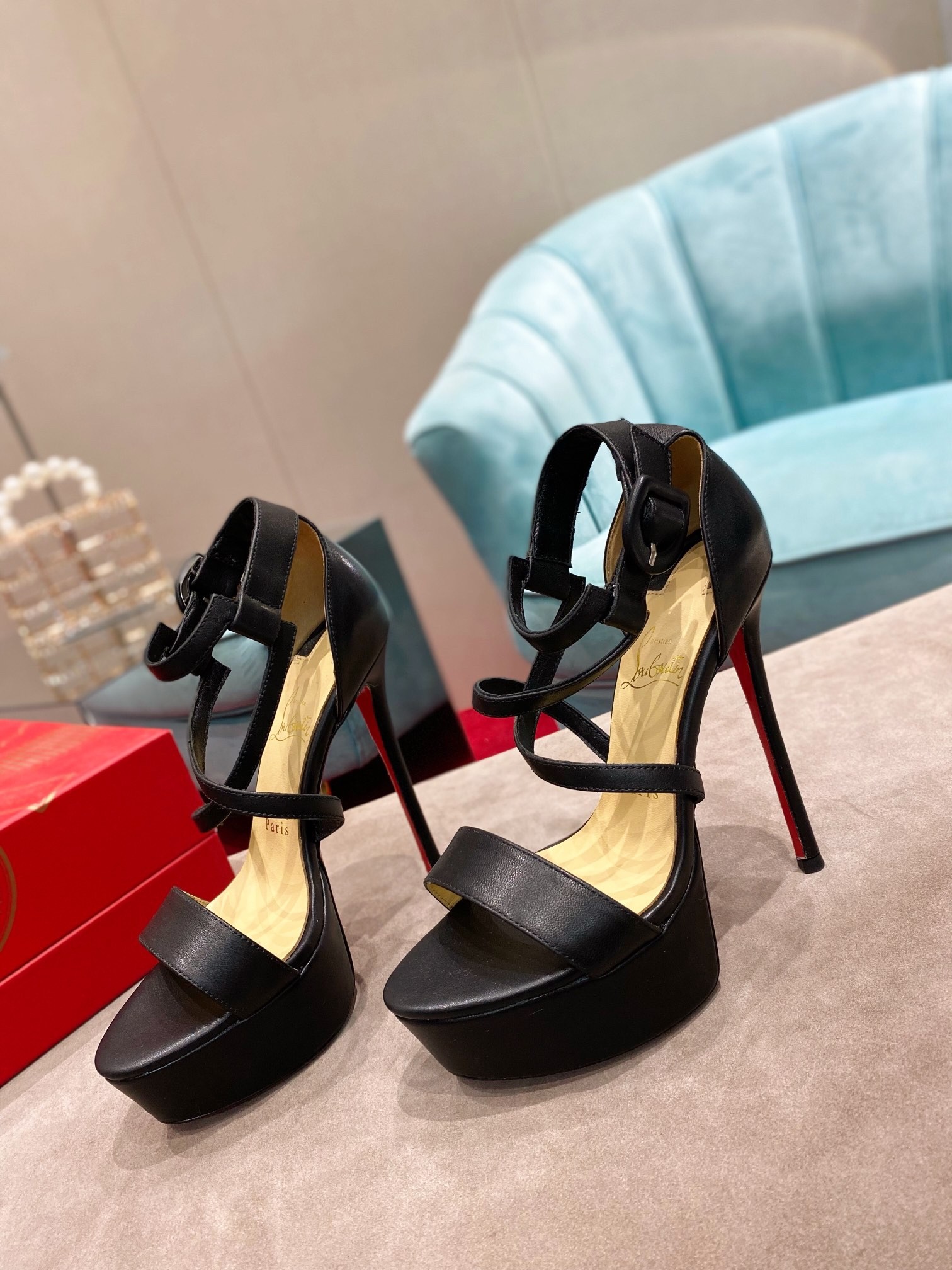 Christian Louboutin 15cm Heels - Image 1