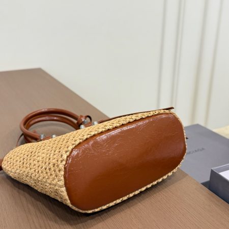 Balenciaga Straw Tote Bag - Image 7