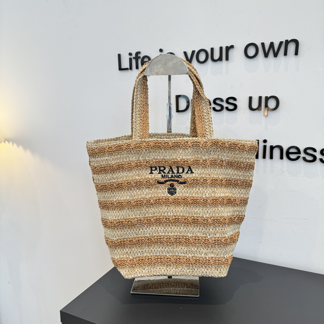 Prada Straw Bag - Image 2