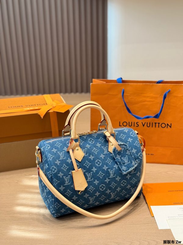 LV Speedy Soft 30 Monogram Denim Bag