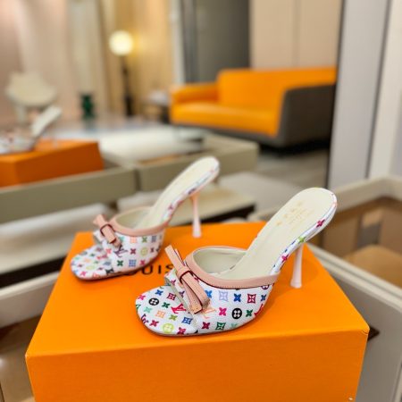 LV Three-Color Limited Edition, Low-Heel Slippers