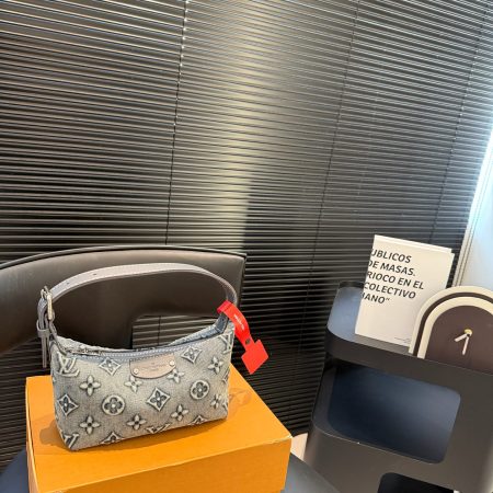 LV Denim Lunchbox Bag