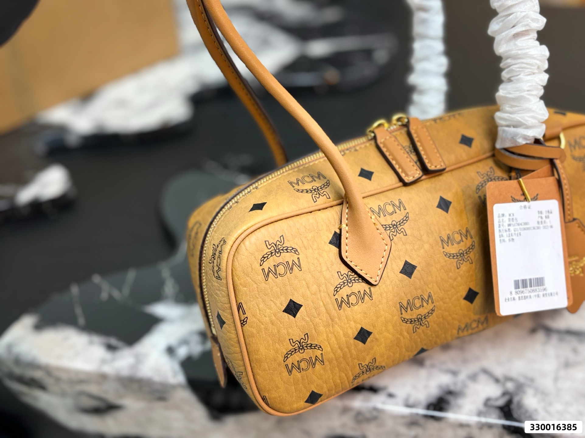 MCM Small Aren East West Shoulder Bag - Image 3