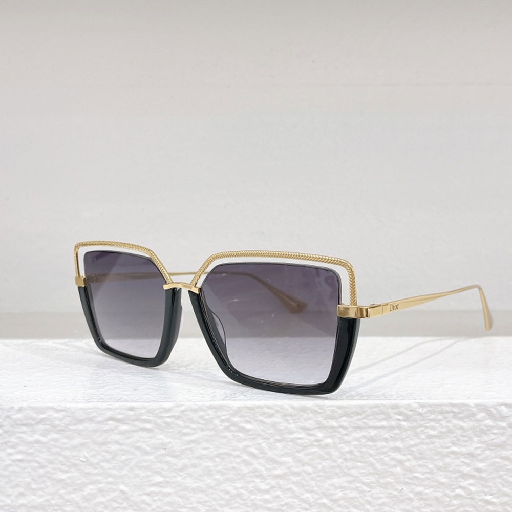 Dior  Stylish Temperament Hollow Frame sunglasses Top quality - Image 4