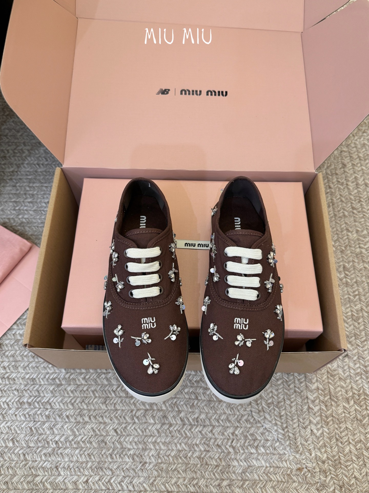 Miu Miu Embroidered Women Sneakers - Image 4