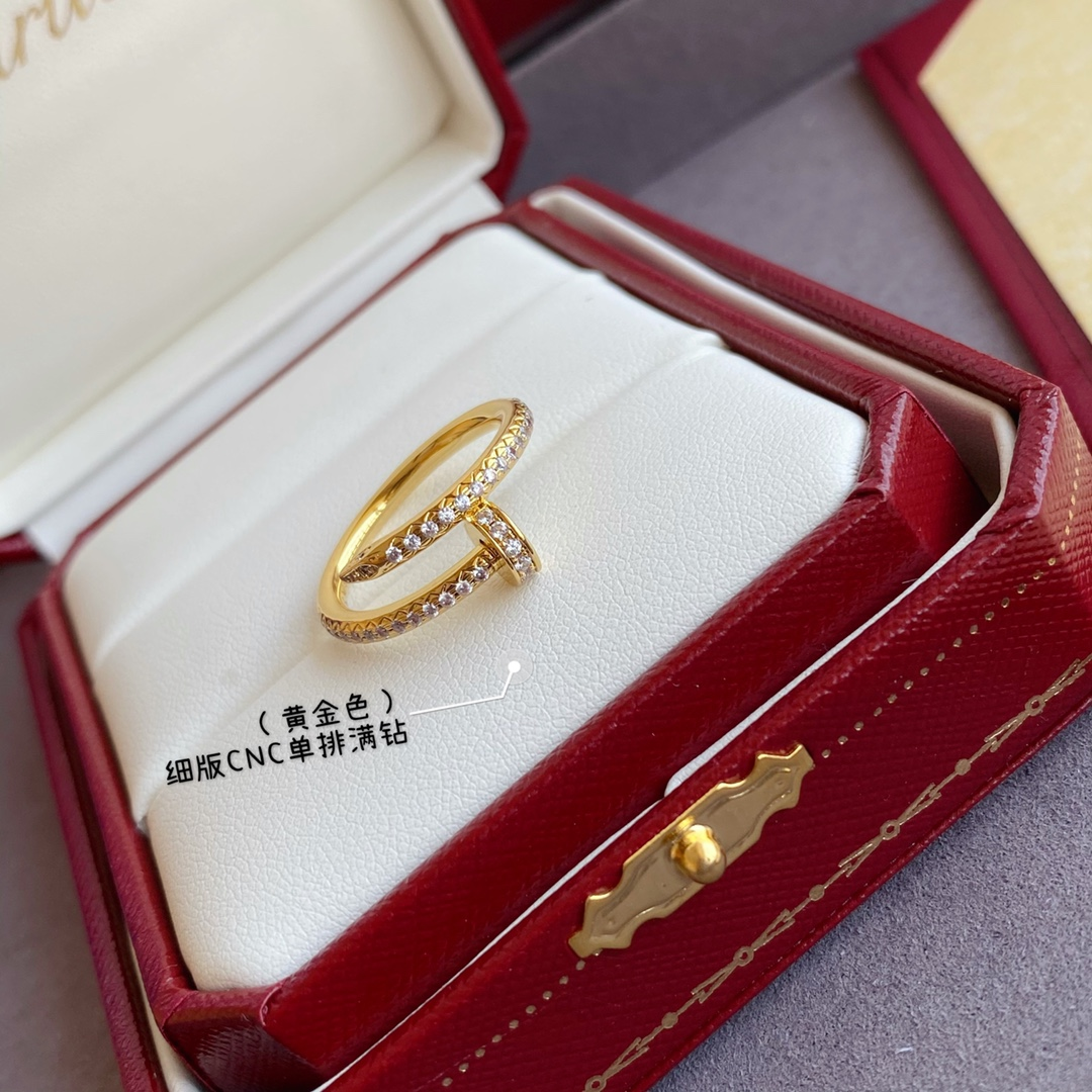 Cartier Single row diamond nails - Image 1