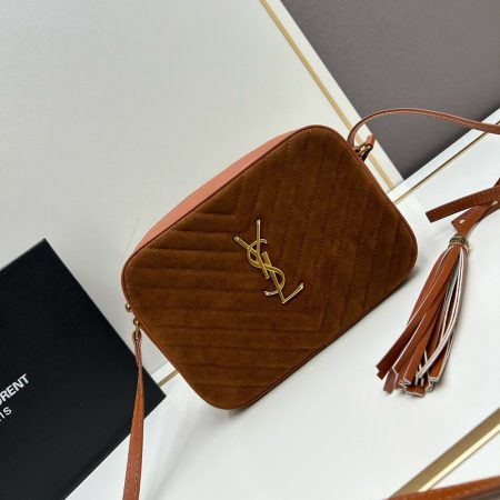 Sait Laurent YSL Suede Camera Bag - Image 2