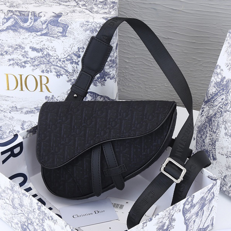 Dior SADDLE Bag Mini Saddle Bag with Original Box - Image 1