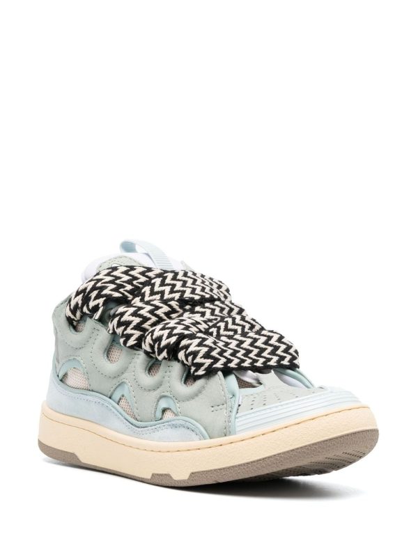 Lanvin LEATHER CURB SNEAKERS
