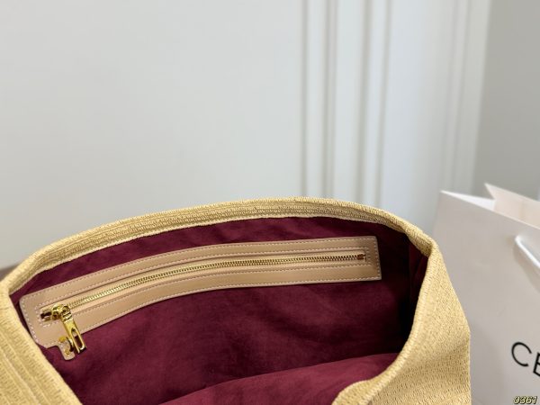 Céline Straw Tote Bag