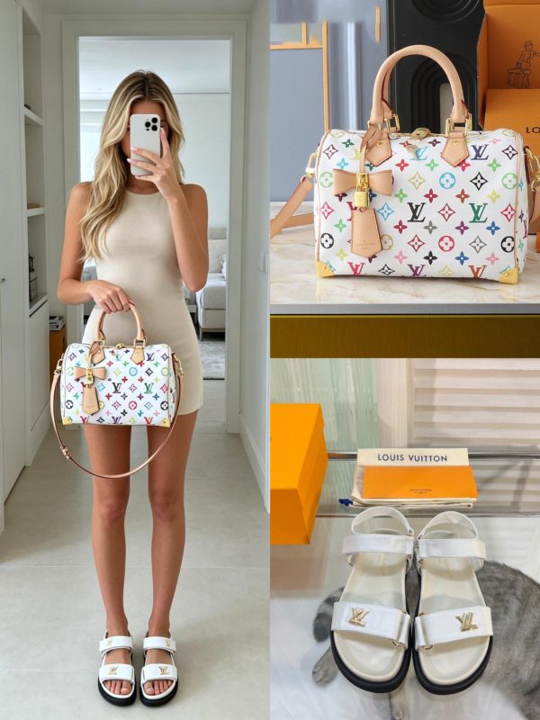 LV Shoes & Bag Set