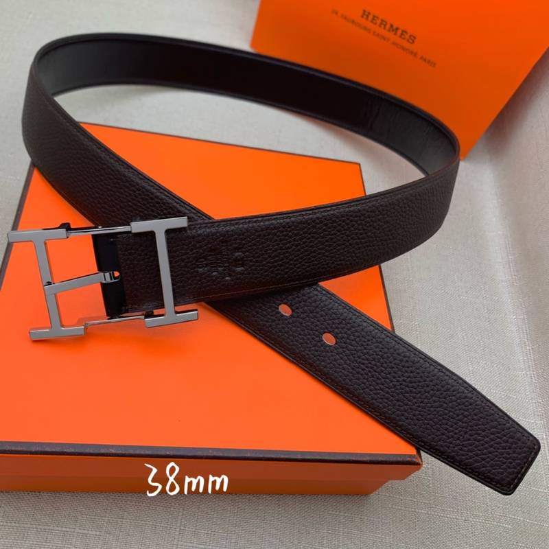 Hermes H Belt Buckle & Reversible Black For Women, Women Belt 380MM - Image 1