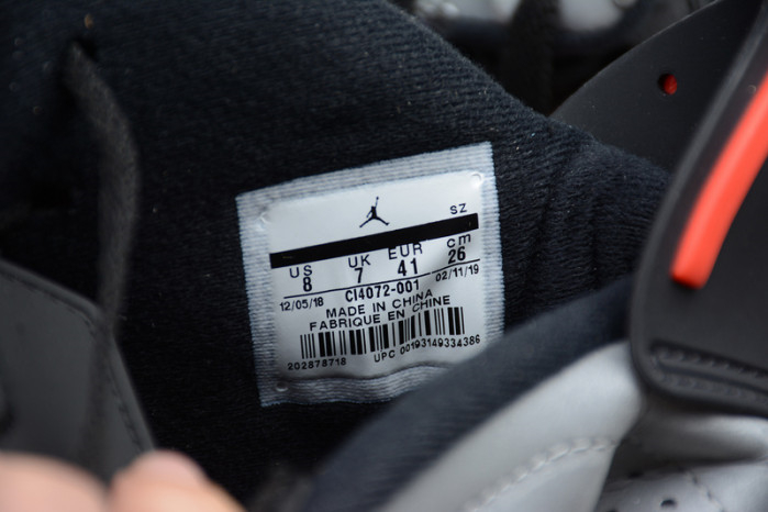 Air Jordan 6 Reflective Silver CI4072-001 - Image 3