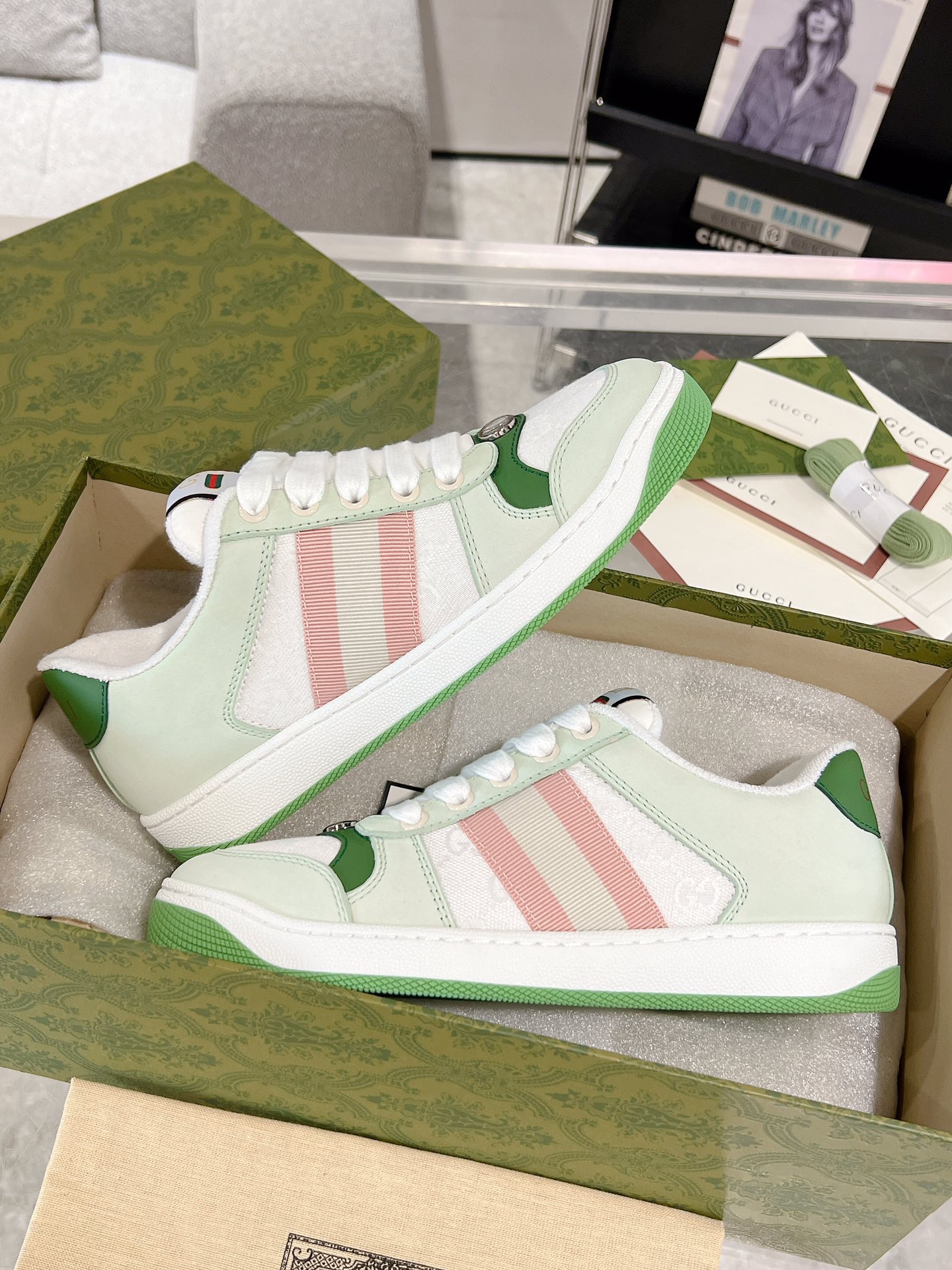 Gucci GG Canvas Sneakers - Image 4