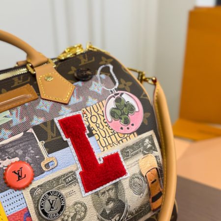 LV Speedy Soft 30 Pillow Case - Image 7