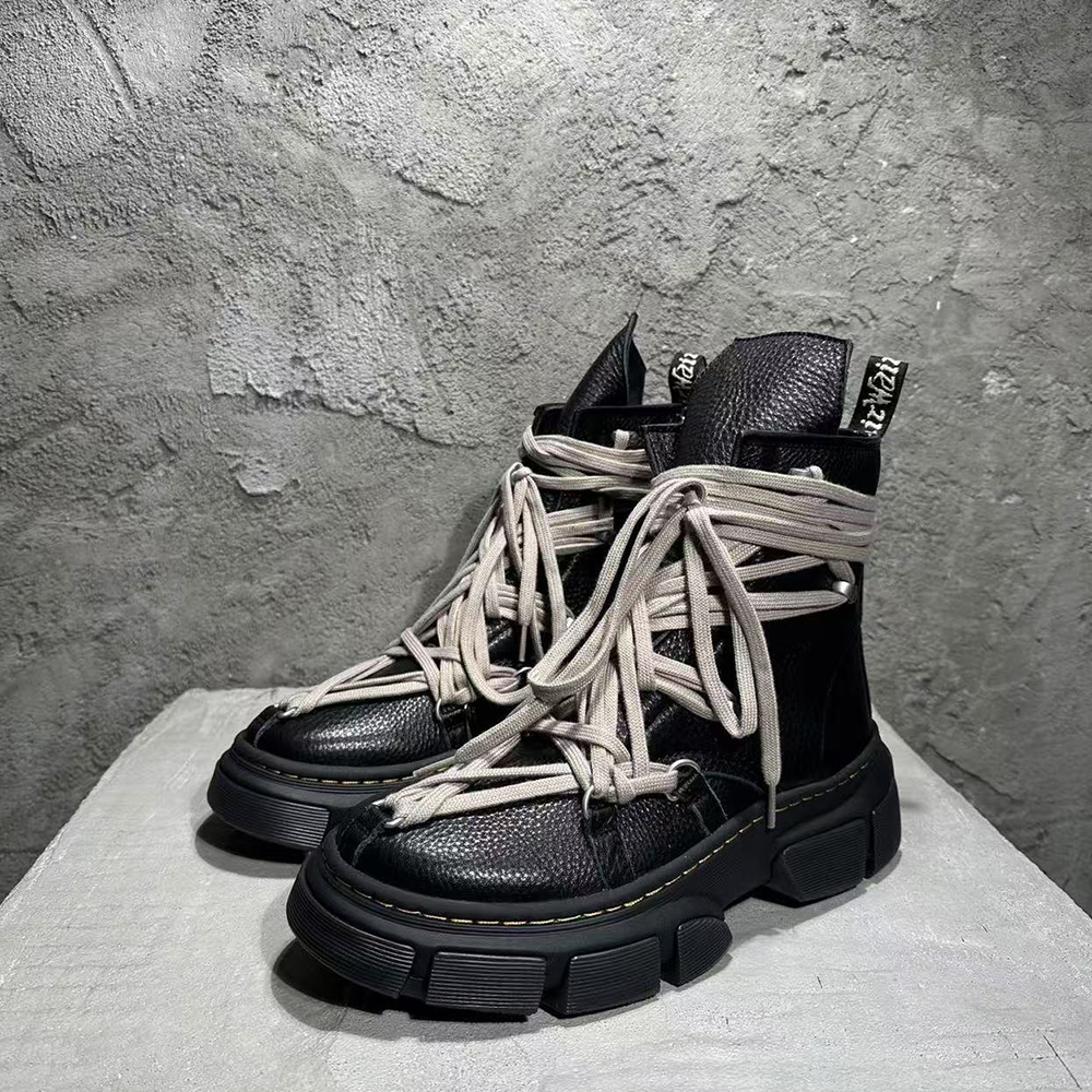 DR. MARTENS X RICK OWENS 1460 DMXL MEGALACE BOOT - Image 3
