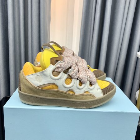Lanvin LEATHER CURB SNEAKERS - Image 2