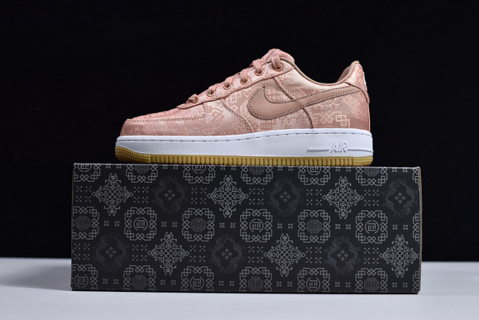 Clot x Nike Air Force 1 Low Rose Gold CJ5290-600 - Image 5