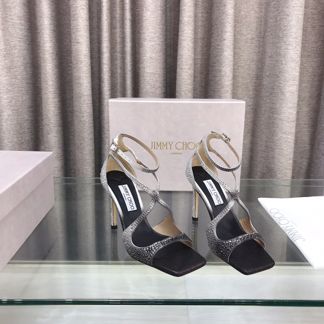 Jimmy Choo  Temperament 6.5 CM Slide Sandal - Image 1