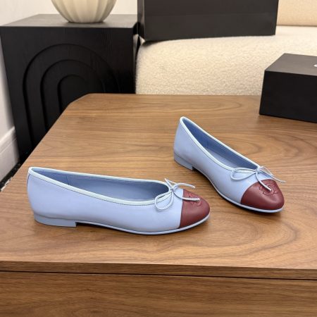Chanel 26S Matthieu Blazy's Ballet Flats Burgundy Blue - Image 7