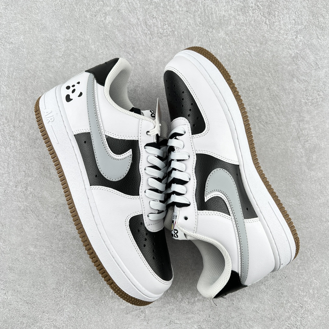 Nike Air Force Panda Black White - Image 2