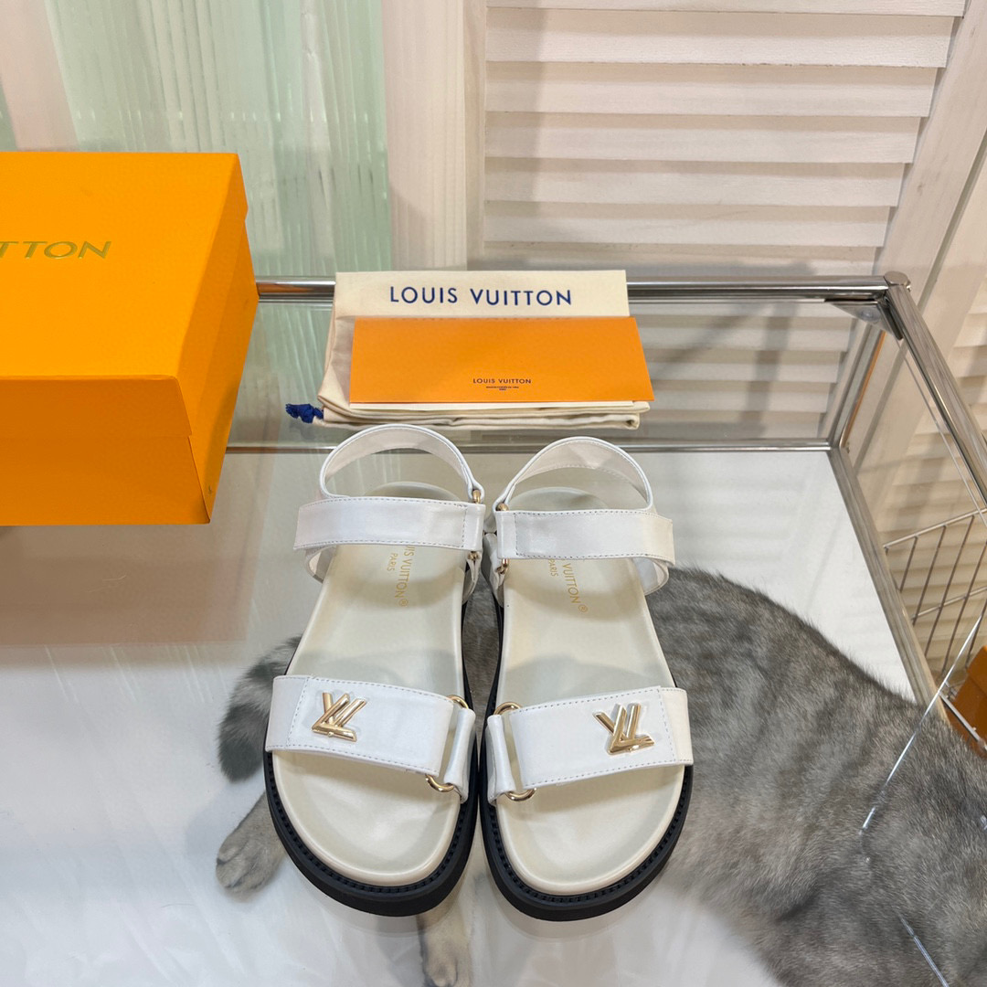 LV Sunset Beach Sandals Slide - Image 10