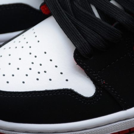 Jordan 1 Low Black White Gym Red (W) DC0774-016 - Image 5