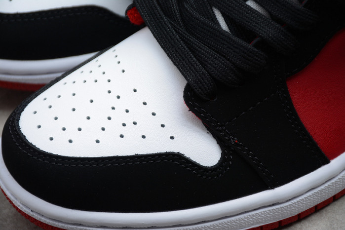 Jordan 1 Low Black White Gym Red (W) DC0774-016 - Image 5