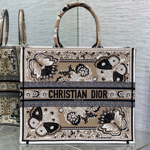 DIOR Book Tote Butterfly Series Bags