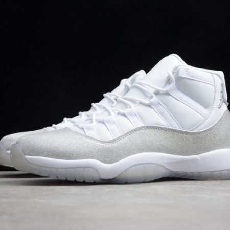 AIR Jordan 11 White Metallic Silver Vast Grey AR0715-100 - Image 2