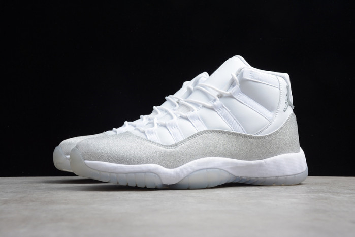 AIR Jordan 11 White Metallic Silver Vast Grey AR0715-100 - Image 2