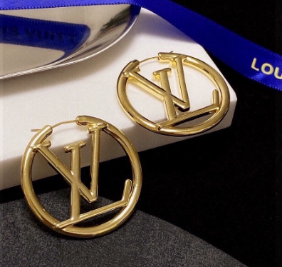LV Louise Hoop Earrings - Image 6