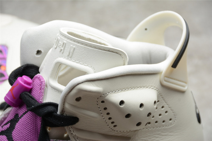 AIR JORDAN 6 RETRO QUAI54 SAIL BLACK CZ4152-101 - Image 5
