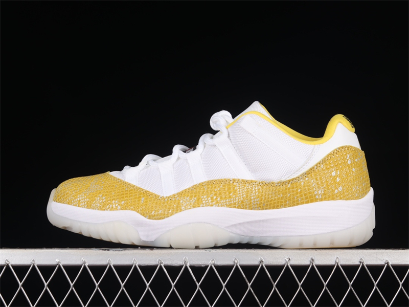 Air Jordan AJ11 Low SE "Yellow Snakeskin" AH7860-107 - Image 1