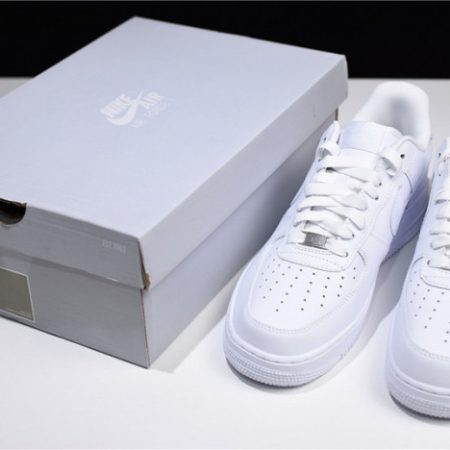Nike Air Force 1 07 All Triple White Classic Shoes Sneakers AF1 315122-111315122-111/CW2288-111 - Image 5