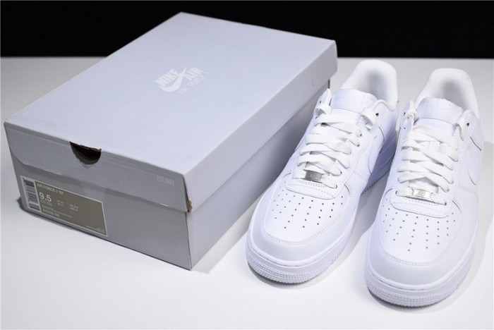 Nike Air Force 1 07 All Triple White Classic Shoes Sneakers AF1 315122-111315122-111/CW2288-111 - Image 5