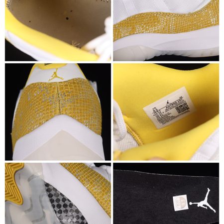 Air Jordan AJ11 Low SE "Yellow Snakeskin" AH7860-107 - Image 9
