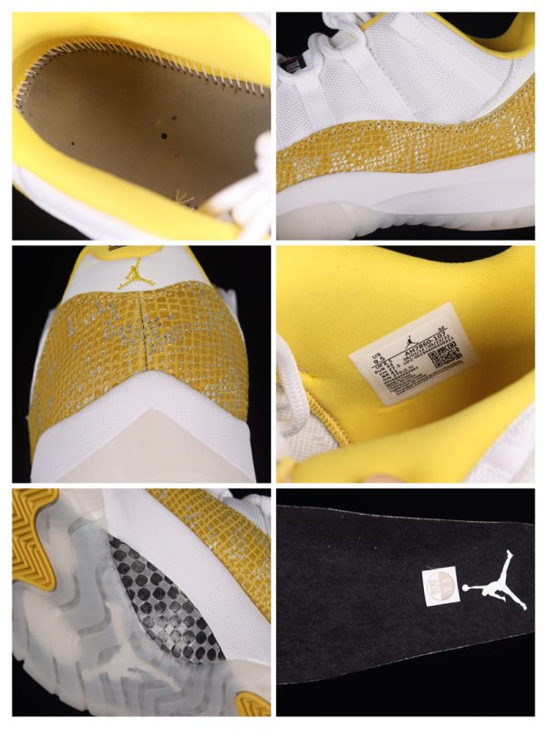 Air Jordan AJ11 Low SE "Yellow Snakeskin" AH7860-107