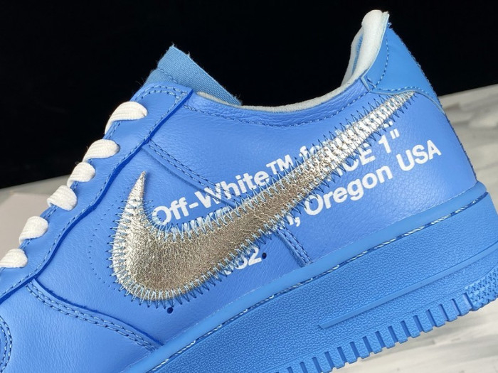Off-White Nike Air Force 1 MCA Blue CI1173-400 - Image 13