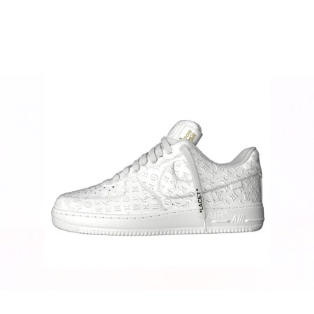 Nike Air Force 1 Low LV Monogram Brown Damier Azur - Image 12