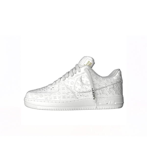 Nike Air Force 1 Low LV Monogram Brown Damier Azur