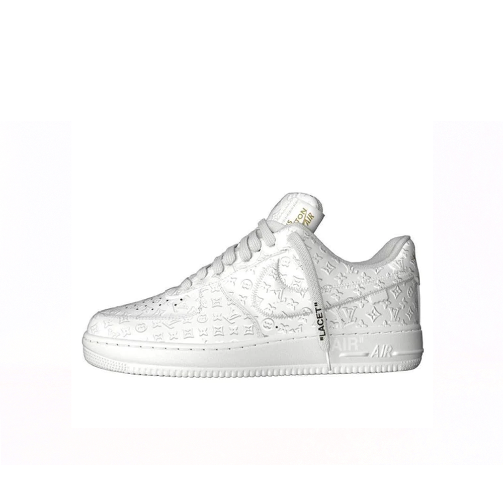 Nike Air Force 1 Low LV Monogram Brown Damier Azur - Image 12